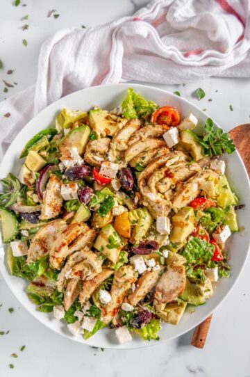 Greek Avocado Chicken Salad - Aberdeen's Kitchen