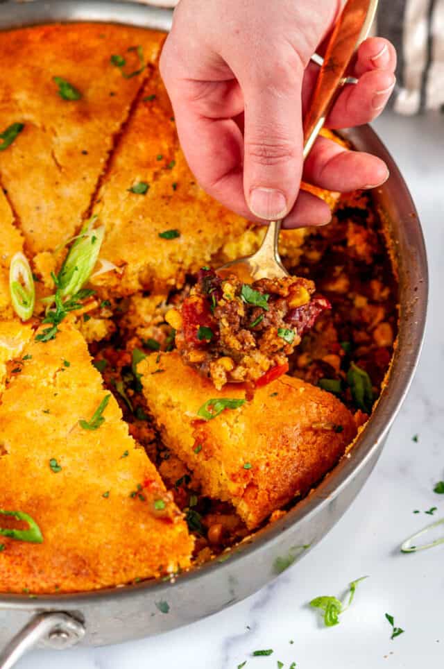 Homemade Cornbread Tamale Pie - Aberdeen's Kitchen