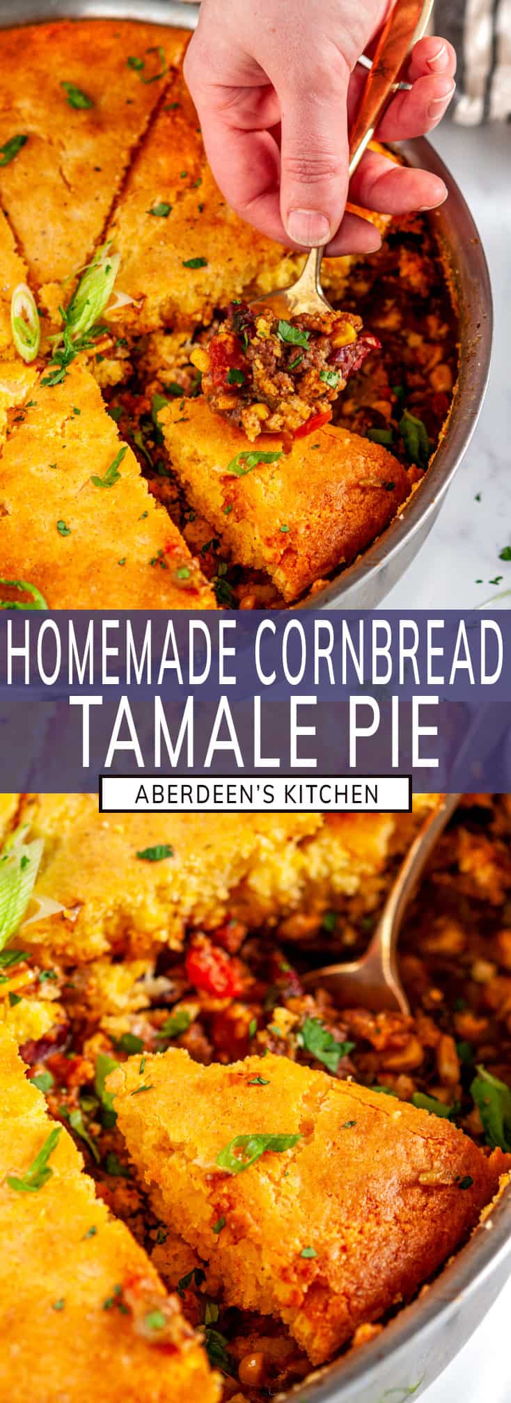 Homemade Cornbread Tamale Pie - Aberdeen's Kitchen