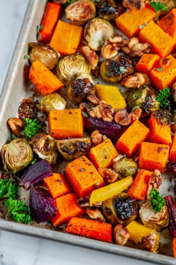 Autumn Harvest Roasted Vegetables - Aberdeen's Kitchen