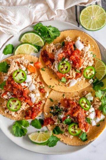 Easy Instant Pot Chicken Tacos - Aberdeen's Kitchen