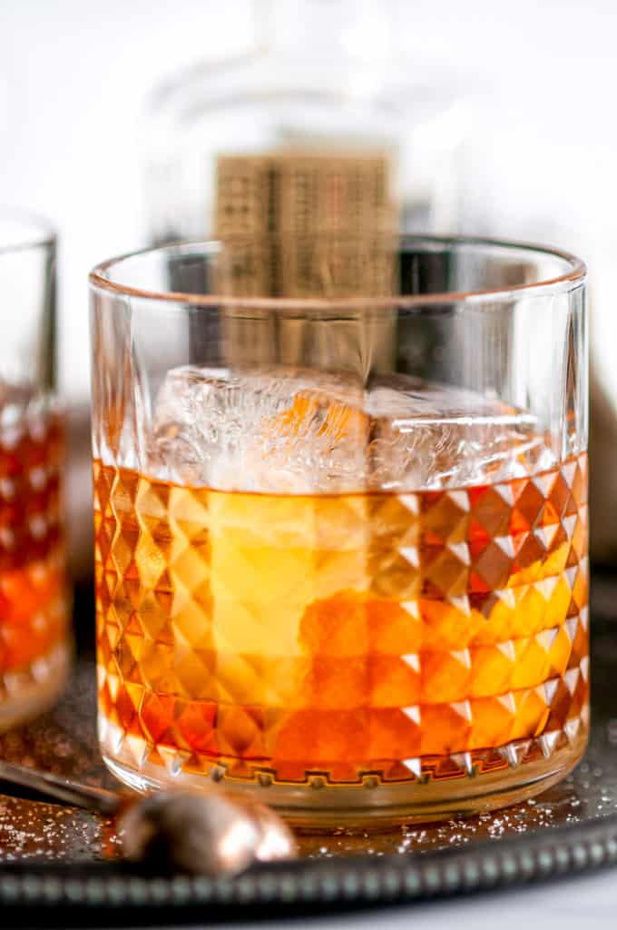 Maple Bourbon Old Fashioned Cocktail - Aberdeen's Kitchen