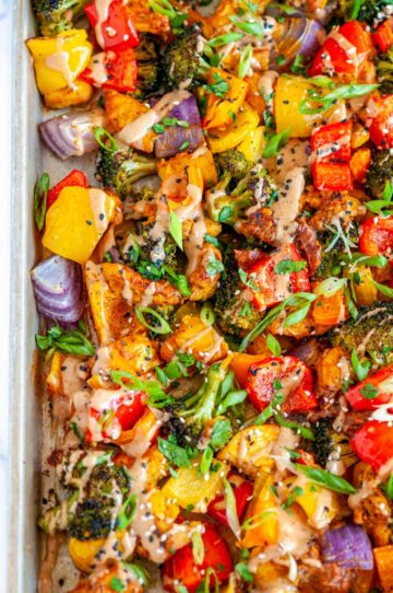 Sheet Pan Thai Chicken Dinner - Aberdeen's Kitchen