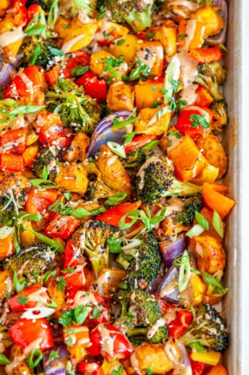 Sheet Pan Thai Chicken Dinner - Aberdeen's Kitchen