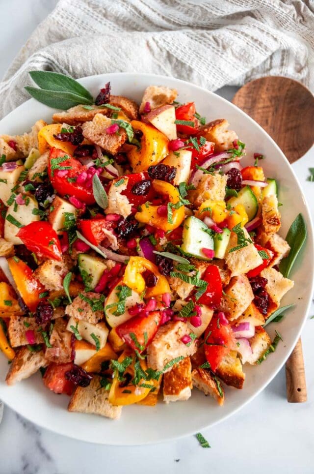 Autumn Panzanella Salad - Aberdeen's Kitchen