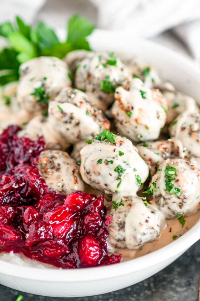 Easy Baked Swedish Meatballs - Aberdeen's Kitchen