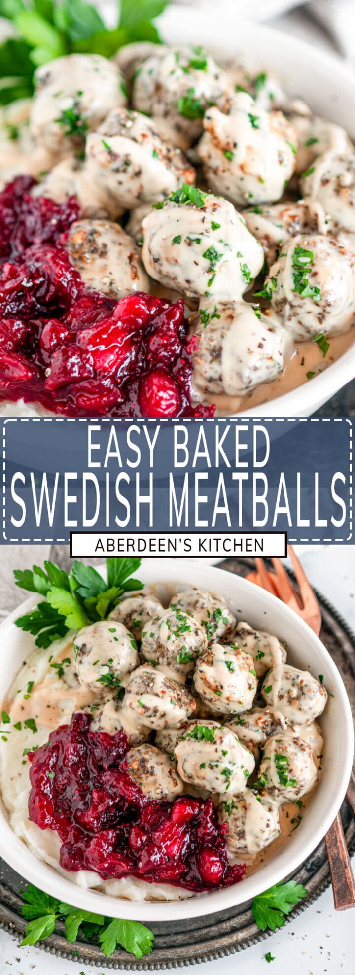 Easy Baked Swedish Meatballs Long Pin Aberdeens Kitchen