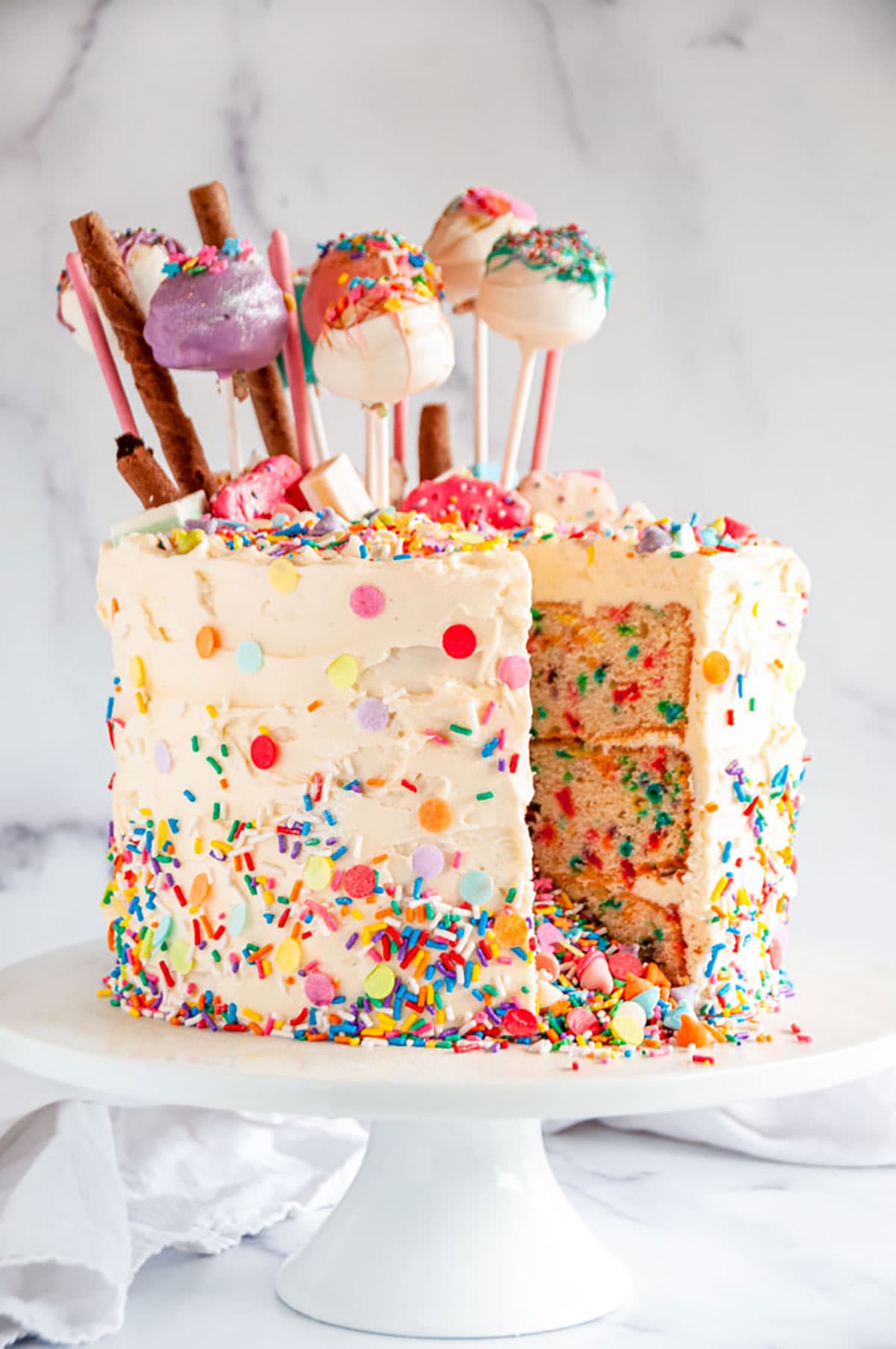 Chocolate Birthday Cake Pop – Sweet Freedom Bake Shop