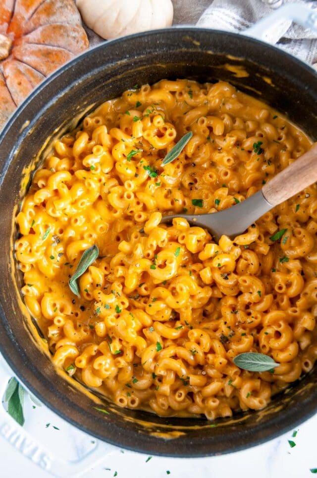 One Pot Pumpkin Mac And Cheese - Aberdeen's Kitchen