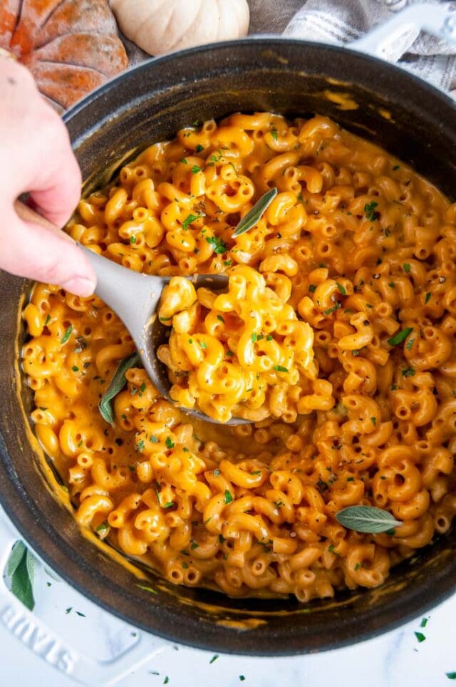 One Pot Pumpkin Mac And Cheese - Aberdeen's Kitchen