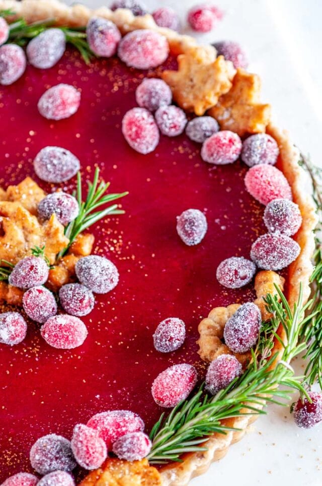 Cranberry Curd Tart - Aberdeen's Kitchen