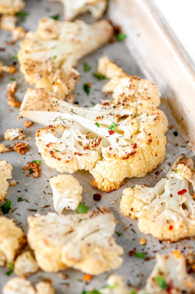 4-Ingredient Roasted Cauliflower - Aberdeen's Kitchen