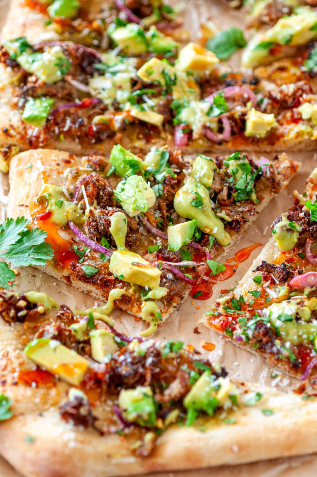 Carnitas Avocado Flatbread - Aberdeen's Kitchen